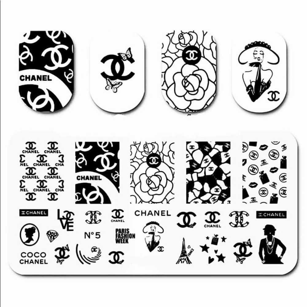 High- Quality Durable Stainless Steel Fashion Icon 101 Nail Stamping Plate